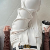 西装阔腿女2024春季宽松休闲高腰显瘦直筒裤垂坠感拖地