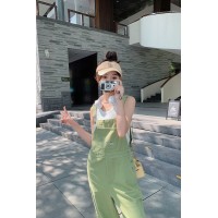 【现货主推】有买家秀24夏新款刺绣背带裤ZB129