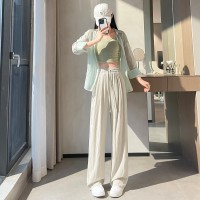 山本裤女夏季薄款2024新款棉麻裤子亚麻防晒凉凉抖抖冰丝阔腿裤