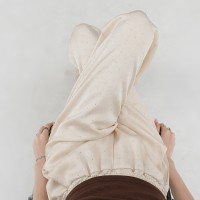 冰丝阔腿裤烫钻醋酸女小众设计感休闲慵懒潮通勤拖地阔腿裤凉凉裤