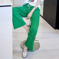 高腰现货2024年夏小个子宽松直筒垂感感裤子阔腿裤