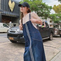 复古名族风【2024现货】牛仔背带裙拉铆定制款