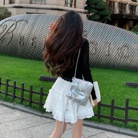 现货白半身裙女小个子夏季新短裙蛋糕裙夏季B馆一楼193