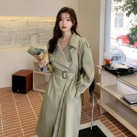 春装现货买家秀休闲宽松风衣外套女202A