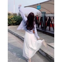 紫色镂空毛衣薄款开衫外套女2024春夏温柔风气质马海毛针织衫上衣