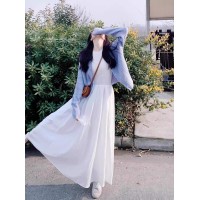 紫色镂空毛衣薄款开衫外套女2024春夏温柔风气质马海毛针织衫上衣