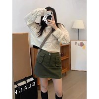 杏色镂空冰丝防晒针织罩衫女夏季2024新款钩花外搭空调衫短款上衣