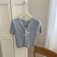 法式气质白色U领冰丝针织背心女夏季新款无袖百搭修身外穿上衣薄