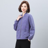 2024春节新款韩版百搭显瘦减龄休闲短款印花卫衣外套