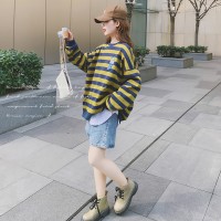 【2024现货】超舒服面料高级感条纹时尚卫衣199