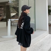 现货春装休闲重工刺绣棒球服外套女202A