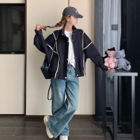 【大货已出】2024春时尚撞色拼接棒球服外套ZB129