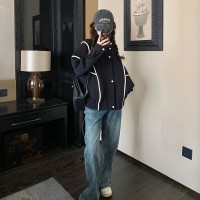 【大货已出】2024春时尚撞色拼接棒球服外套ZB129