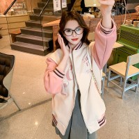 现货【2024】港风棒球服外套学院风199