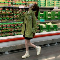 2024【已出新款】高品质橄榄绿流行牛仔外套199