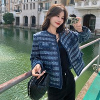 春装【出货新款】显白显瘦显贵气刺绣小香风外套