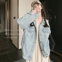 【2024现货】工艺牛仔短外套破洞韩版高级感199