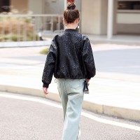 设计感新中式轻g风外套女春秋新款小个子刺绣短款棒球服夹克