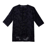 2024年夏季薄款刺绣欧根纱新中式钮扣防晒服中长款外套开衫