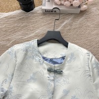 【远洋录】新中式女装小香风春款新款刺绣唐装盘扣上衣