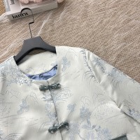 【远洋录】新中式女装小香风春款新款刺绣唐装盘扣上衣
