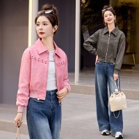 短款皮衣外套女2024年新款秋冬季时尚洋气妈妈高端小个子减龄上衣