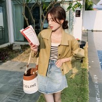 现货春装新款皮衣短外套207