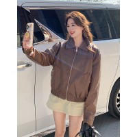 2024现货春装皮衣外套女短款新款韩版机车服253A