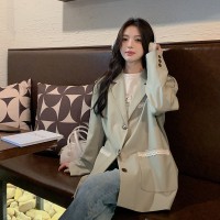 【大货已出】2024春蕾丝花边拼接西装外套ZB129