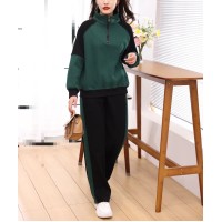 现货春装时尚休闲运动套装