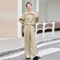 2024春装新款气质洋气时尚休闲舒适干练两件套