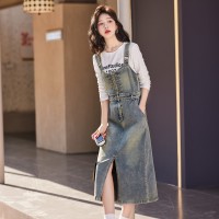 现货时尚套装女2024春装新款女装气质休闲连衣裙两件套退现