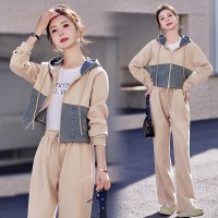 bao款现货2024新款女装春装韩版休闲套装两件套