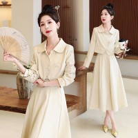 现货新中式套裙女2024年春季新款女装时尚气质显瘦两件套