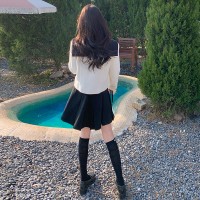 【新款现货】海军领两件套裙707