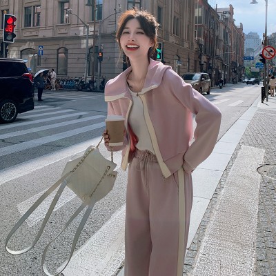 <!--春款【现货新款】卫衣裤子时尚套装二件套高品质-->