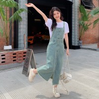 现货浙宝012牛仔连衣裙背带裙连件套休闲长裙减龄休闲Y