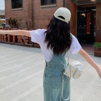 现货浙宝012牛仔连衣裙背带裙连件套休闲长裙减龄休闲Y