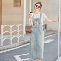 洋气背带裙套装女2024夏季新款女装时尚名族风两件套