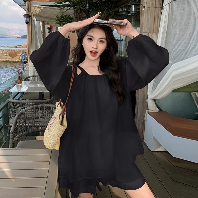 <!--新款现货长袖防晒衣短裤天丝两件套女202A-->