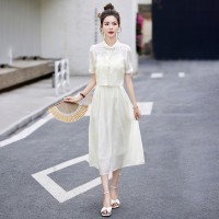 新中式女装2024年现货夏装新款设计感时尚气质套装连衣裙