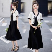 BAO现货2024新款夏装装裙复古盘扣时尚设计感新中式小外套吊带裙