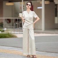 《48H发》复古文艺范休闲两件套套装