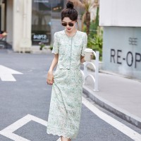 现货轻奢风蕾丝法式套裙女2024夏季新款时尚气质优雅两件套