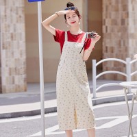 现货背带裙套装女2024夏季新款女装时尚两件套