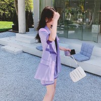 现货2024紫罗兰时尚套装二件套199