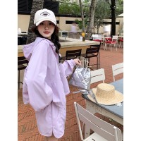 现货2024年夏季新款休闲防晒两件套女装253A