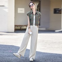 现货套装女2024年夏季新款两件套上衣