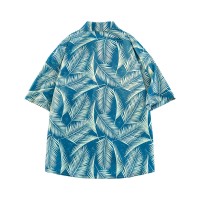 夏威夷度假沙滩凉快花式衬衫短袖男宽松痞帅日系复古潮流碎花衬