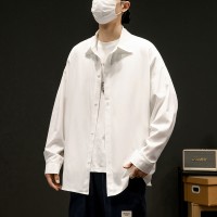 7304（黑墙）男士衬衫长袖春秋季衬衣寸衫外套衣服男装休闲上衣